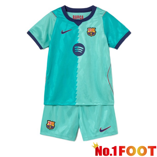 FC Barcelona Kids Third Soccer Jersey Green 2026/2027