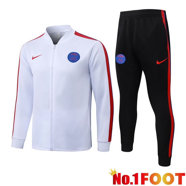 Paris PSG kit Training Tracksuit - Training Jacket White 2026/2027