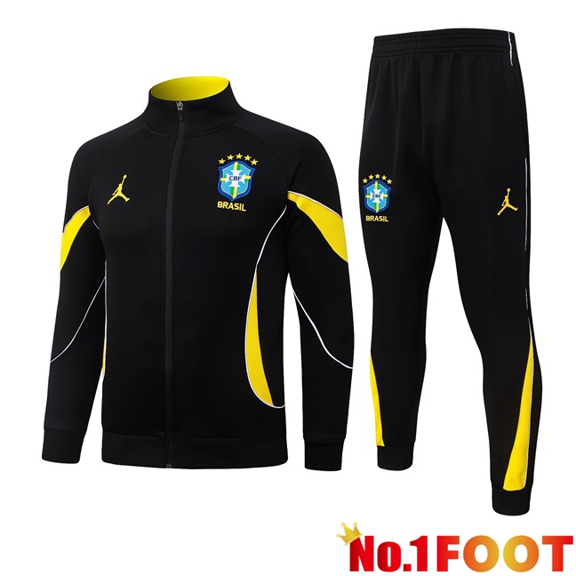 Brazil kit Training Tracksuit - Training Jacket Black 2026/2027