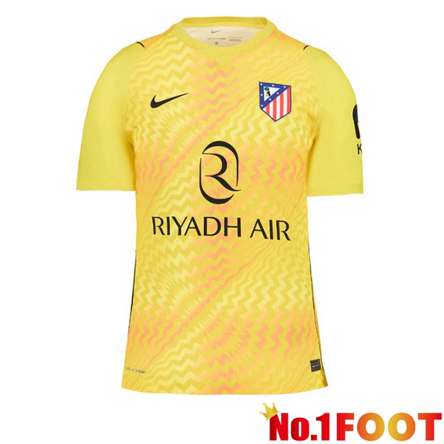 Atletico Madrid Goalkeeper Soccer Jersey Yellow 2026/2027