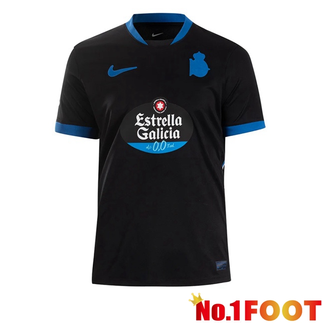 Deportivo de La Coruna Away Soccer Jersey Black 2026/2027