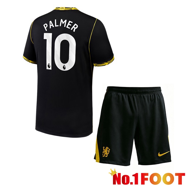 FC Chelsea (PALMER 10) Kids Away Soccer Jersey Black 2026/2027