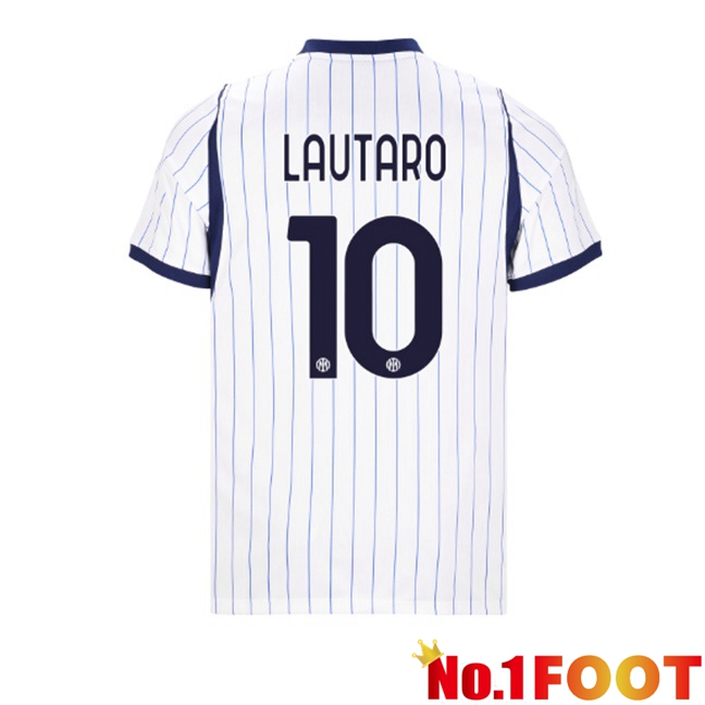 Inter Milan (LAUTARO 10) Away Soccer Jersey White 2026/2027
