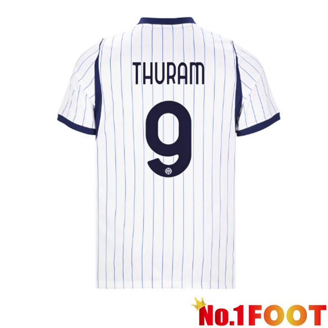 Inter Milan (THURAM 9) Away Soccer Jersey White 2026/2027