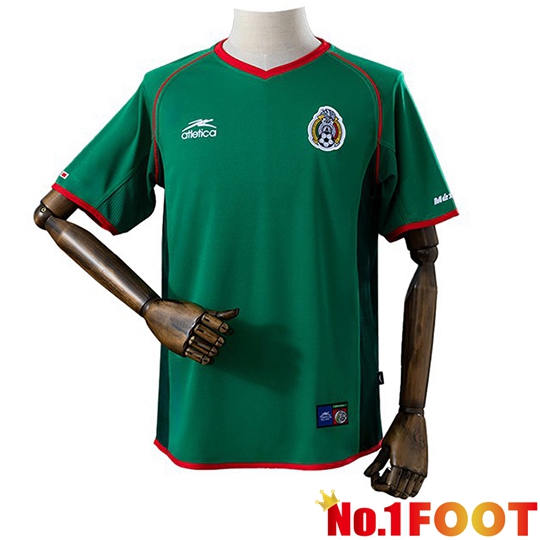 Mexico Retro Home Soccer Jersey 2002