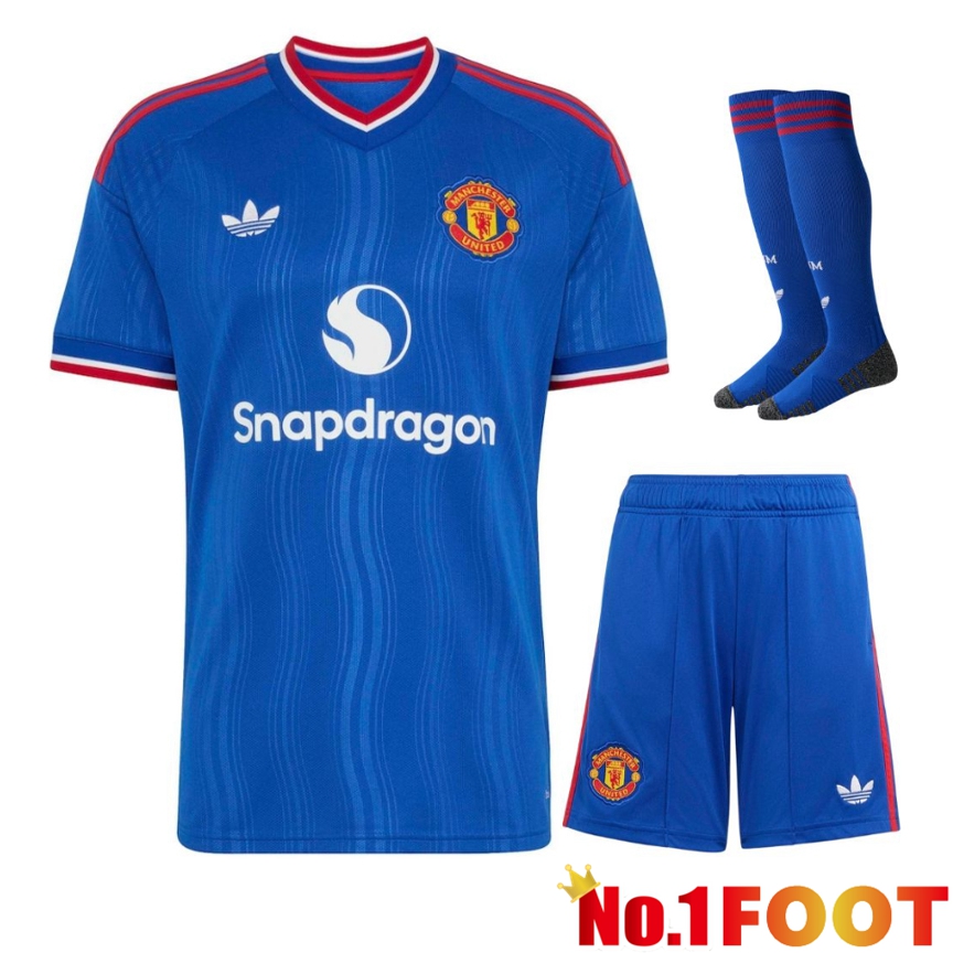 Manchester United Away kit Soccer Jersey (Shorts + Socks) 2026/2027