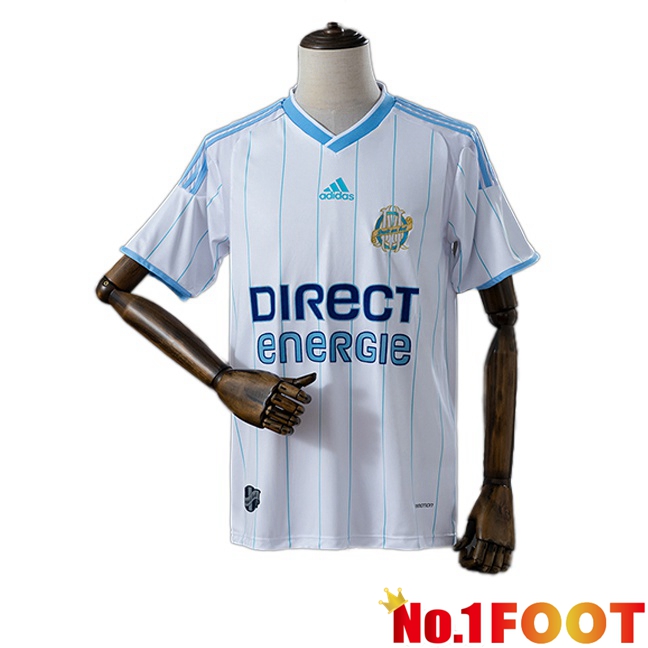 Marseille OM Retro Home Soccer Jersey White 2009-2010