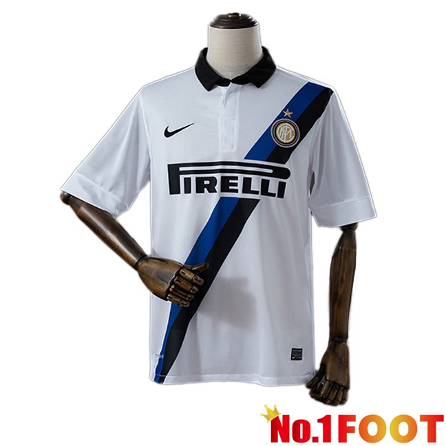 Inter Milan Retro Away Soccer Jersey White 2011-2012