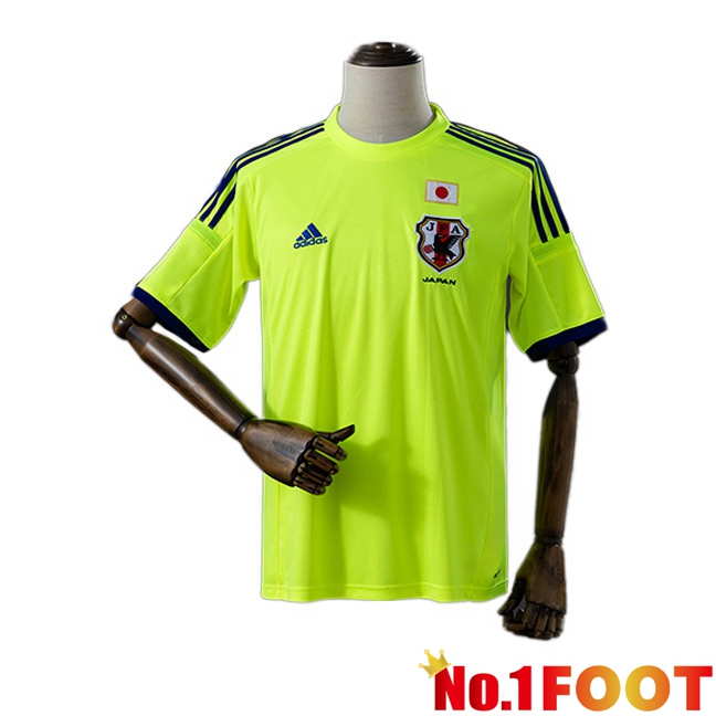 Japan Retro Away Soccer Jersey Green 2014