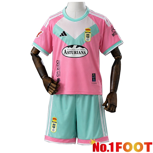 Real Oviedo Kids Away Soccer Jersey 2026/2027