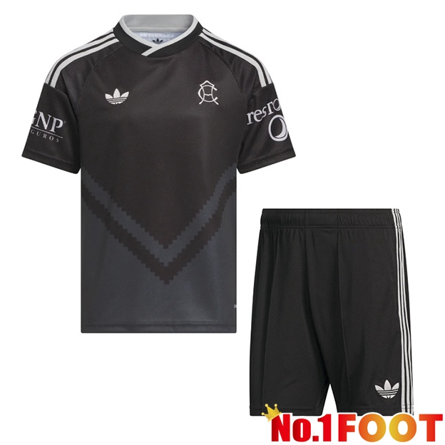 Club America Kids Away Soccer Jersey Black 2026/2027