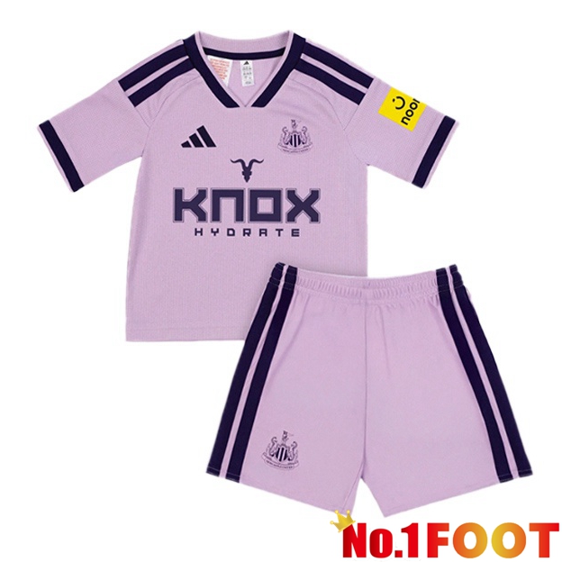 Newcastle United Kids Third Soccer Jersey Purple 2026/2027