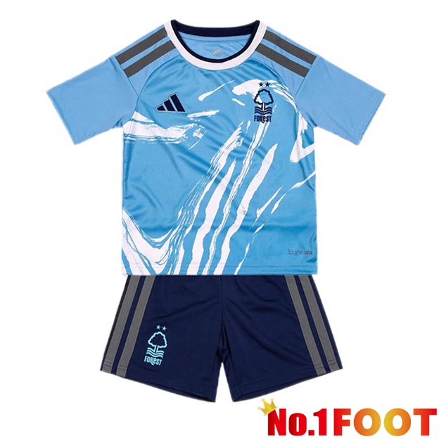Nottingham Forest Kids Third Soccer Jersey Blue 2026/2027