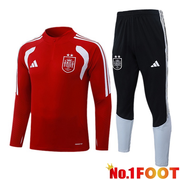 Spain kit Training Tracksuit Red 2026/2027