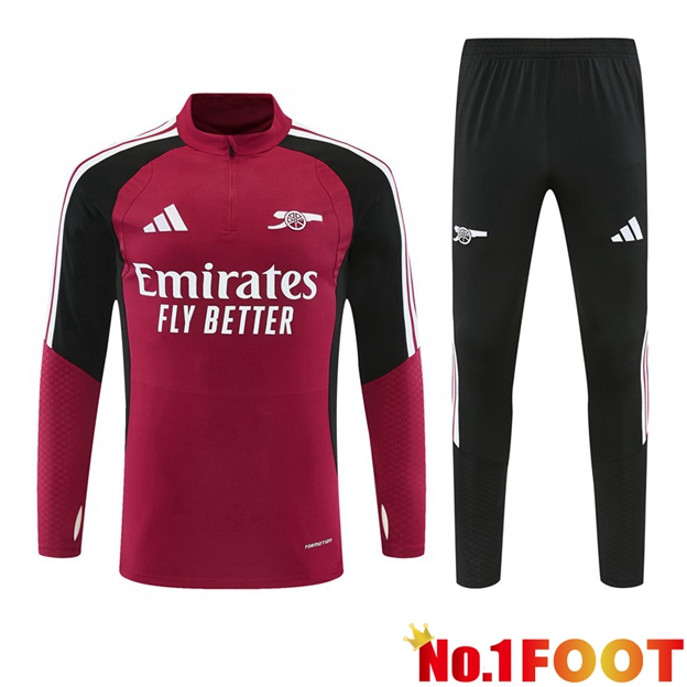 Arsenal kit Training Tracksuit Red Black 2026/2027
