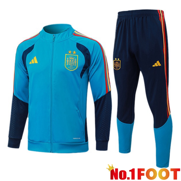 Spain kit Training Tracksuit - Training Jacket Blue 2026/2027