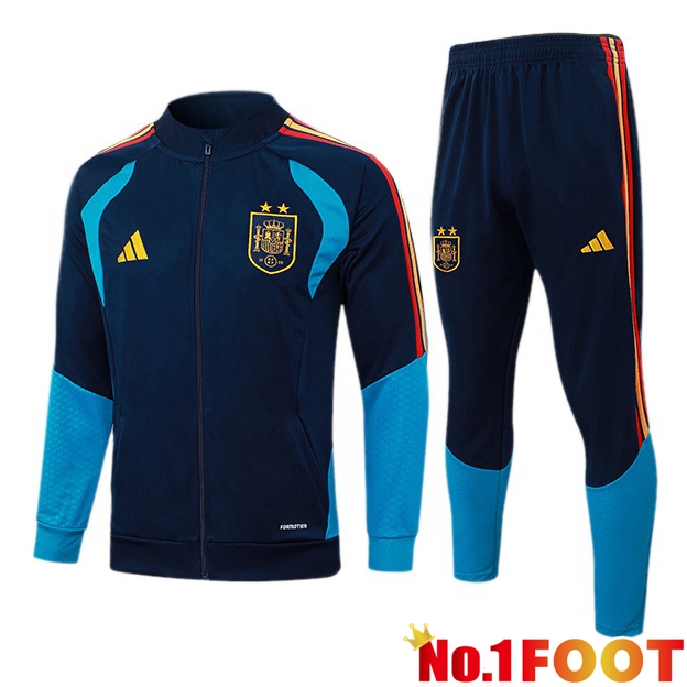 Spain kit Training Tracksuit - Training Jacket Blue Royal 2026/2027