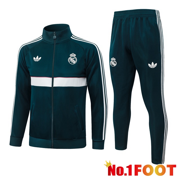 Real Madrid kit Training Tracksuit - Training Jacket Green 2026/2027