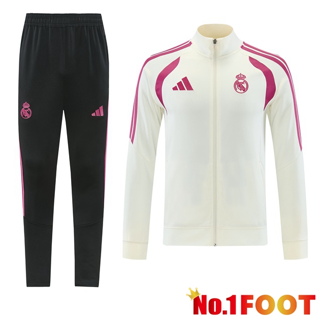 Real Madrid kit Training Tracksuit - Training Jacket White 2026/2027