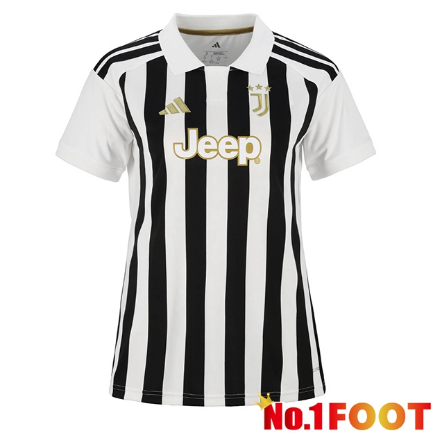 Juventus Women Home Soccer Jersey Black White 2026/2027