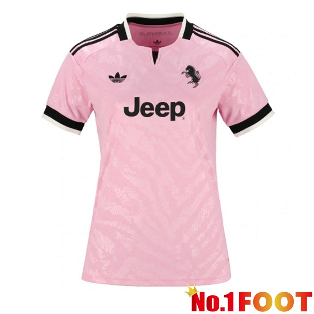 Juventus Women Away Soccer Jersey Pink 2026/2027