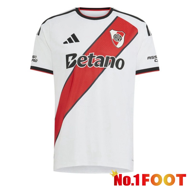River Plate Home Soccer Jersey White 2026/2027