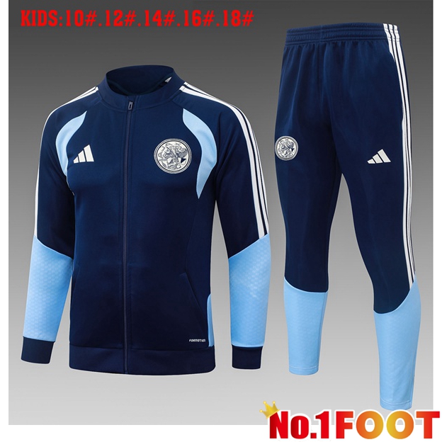AFC Ajax Kids kit Training Tracksuit - Training Jacket Blue Royal 2026/2027