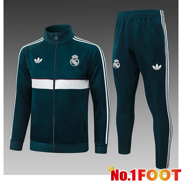 Jacket Real Madrid kit Training Tracksuit - Training Green 2026/2027