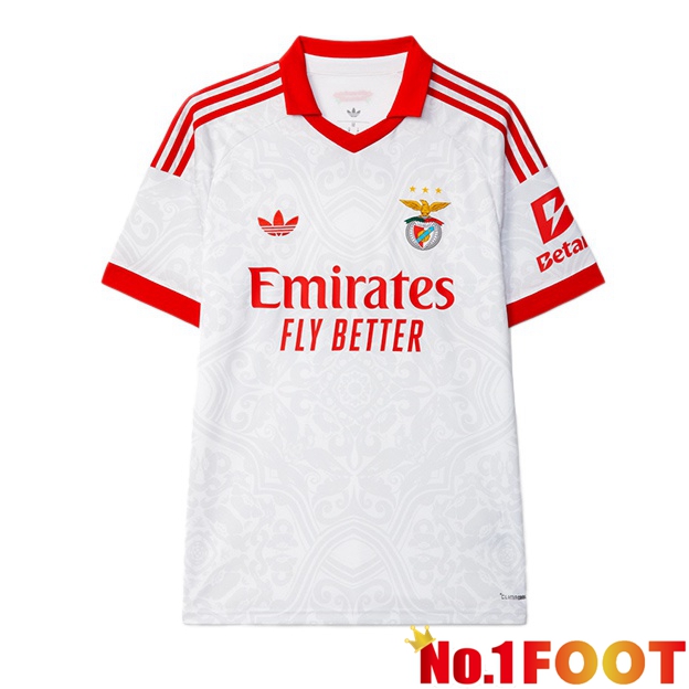 S.L Benfica Away Soccer Jersey White 2026/2027