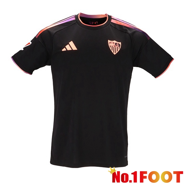 Sevilla FC Third Soccer Jersey Black 2026/2027