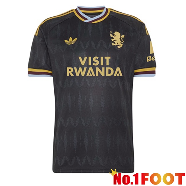Aston Villa Away Soccer Jersey Black 2026/2027