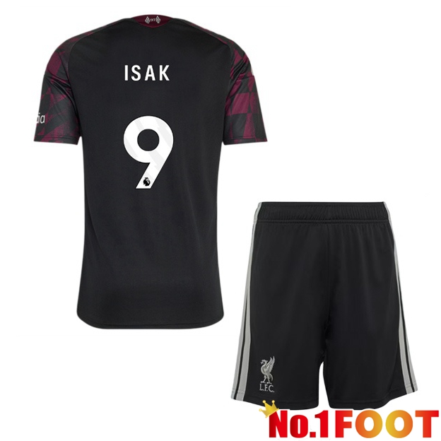 FC Liverpool (ISAK 9) Kids Third Soccer Jersey Black Red 2026/2027