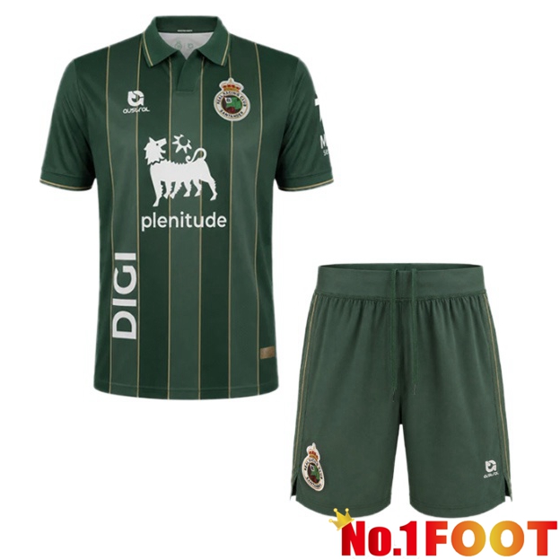 Racing De Santander Kids Away Soccer Jersey Green 2026/2027