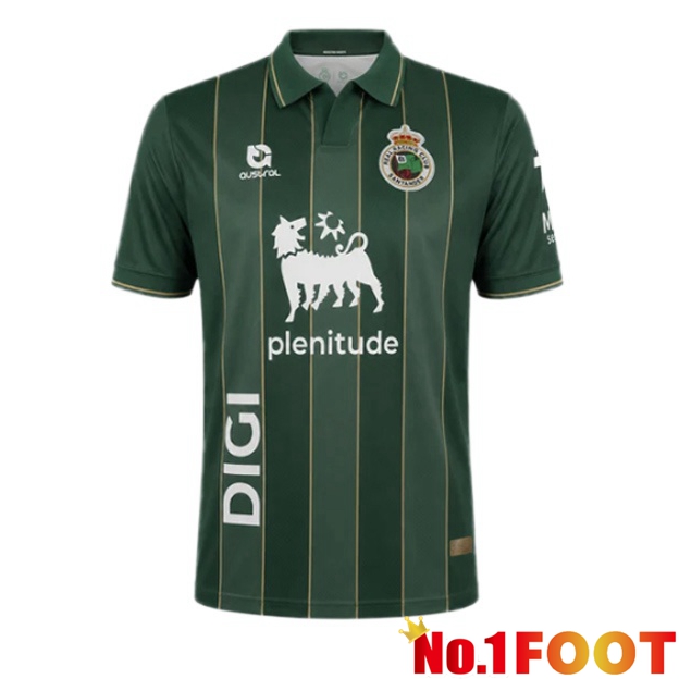Racing De Santander Away Soccer Jersey Green 2026/2027
