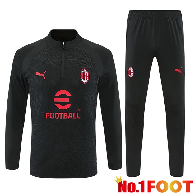 AC Milan kit Training Tracksuit Black 2026/2027