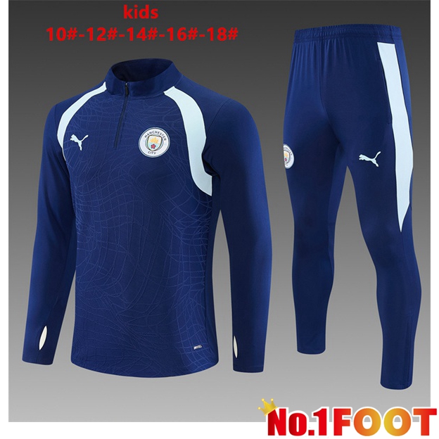 Manchester City Kids kit Training Tracksuit Blue Royal 2026/2027