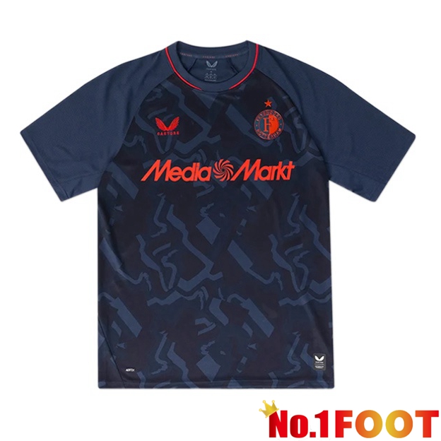 Feyenoord Third Soccer Jersey Black 2026/2027