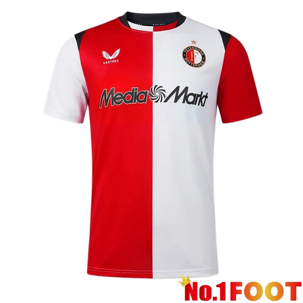 Feyenoord Home Soccer Jersey Red White 2026/2027