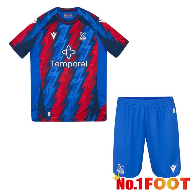 Crystal Palace Kids Third Soccer Jersey Blue Red 2026/2027
