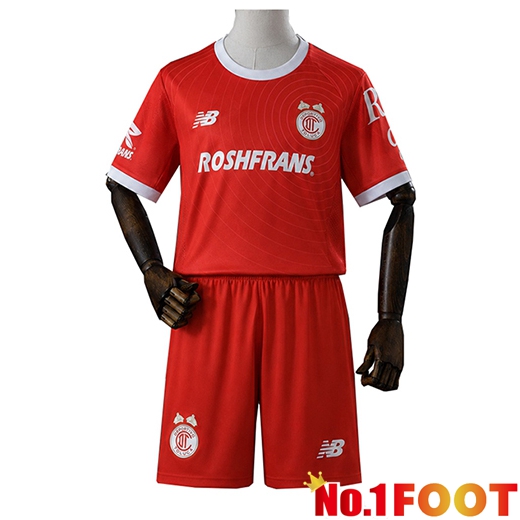 Toluca FC Kids Home Soccer Jersey 2026/2027