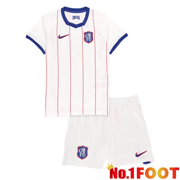 FC Chelsea Kids Third Soccer Jersey White 2026/2027