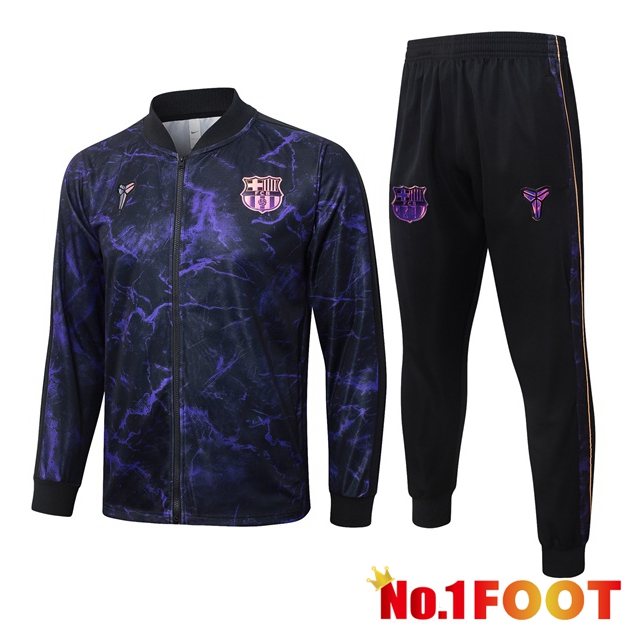 FC Barcelona kit Training Tracksuit - Training Jacket Black Purple 2026/2027