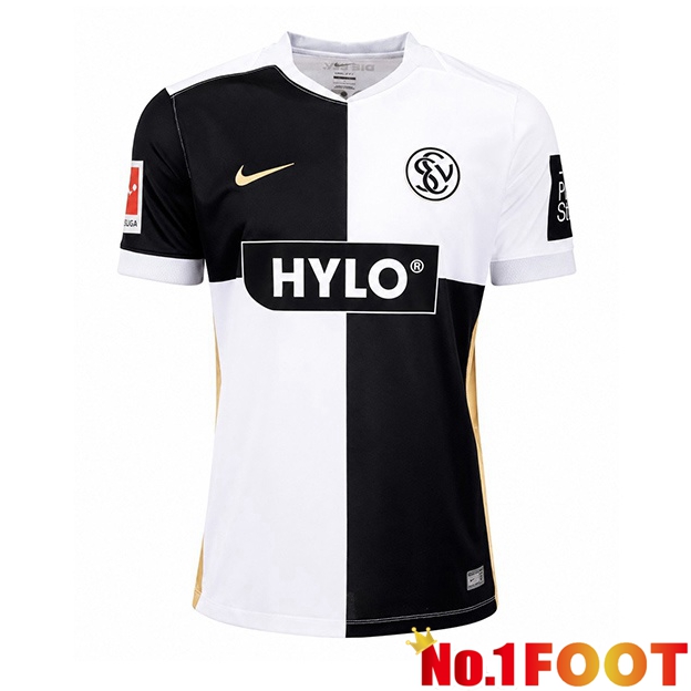 SV Elversberg Home Soccer Jersey Black White 2026/2027