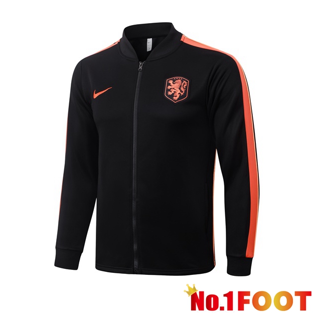 Netherlands Training Jacket Black 2026/2027