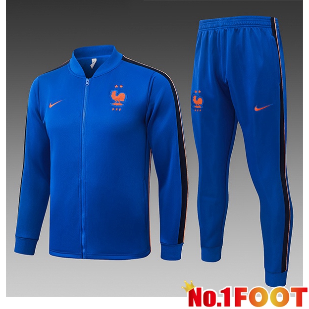 France Kids kit Training Tracksuit - Training Jacket Blue 2026/2027