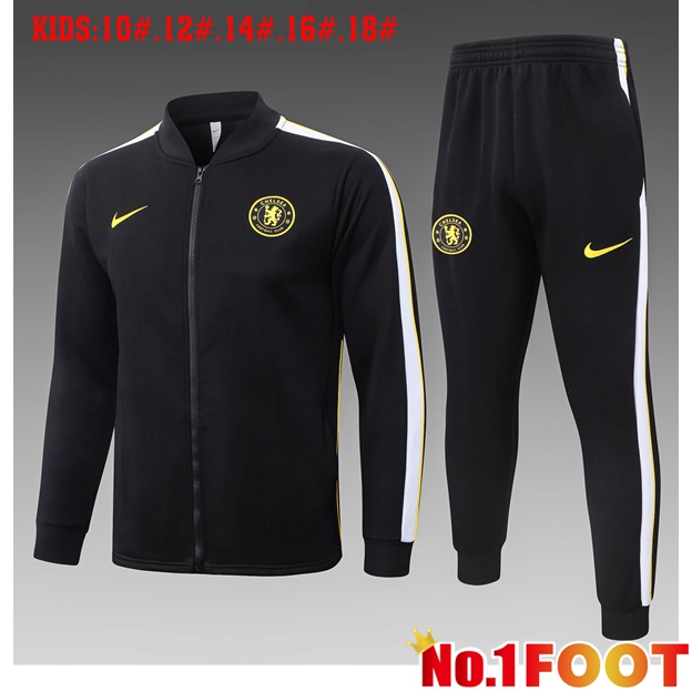 FC Chelsea Kids kit Training Tracksuit - Training Jacket Black 2026/2027