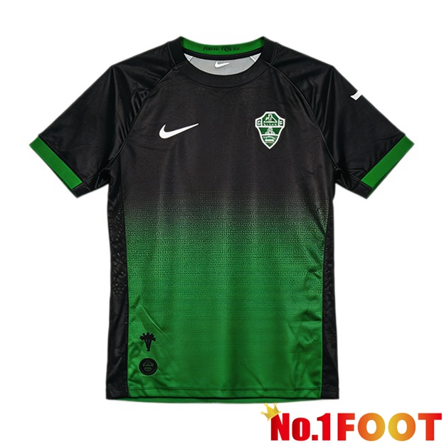 Elche CF Third Soccer Jersey Black Green 2026/2027