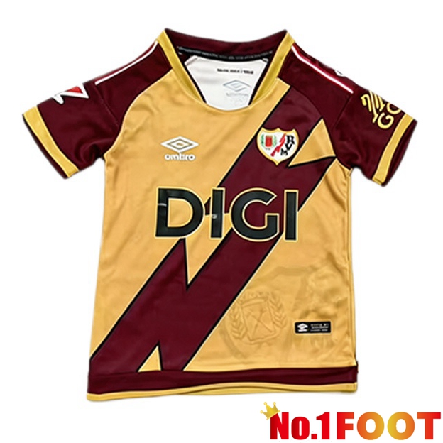Rayo Vallecano Third Soccer Jersey Yellow 2026/2027