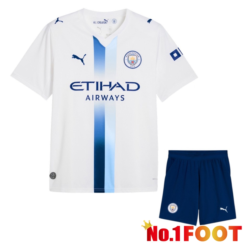 Manchester City Third kit Soccer Jersey + Shorts 2026/2027