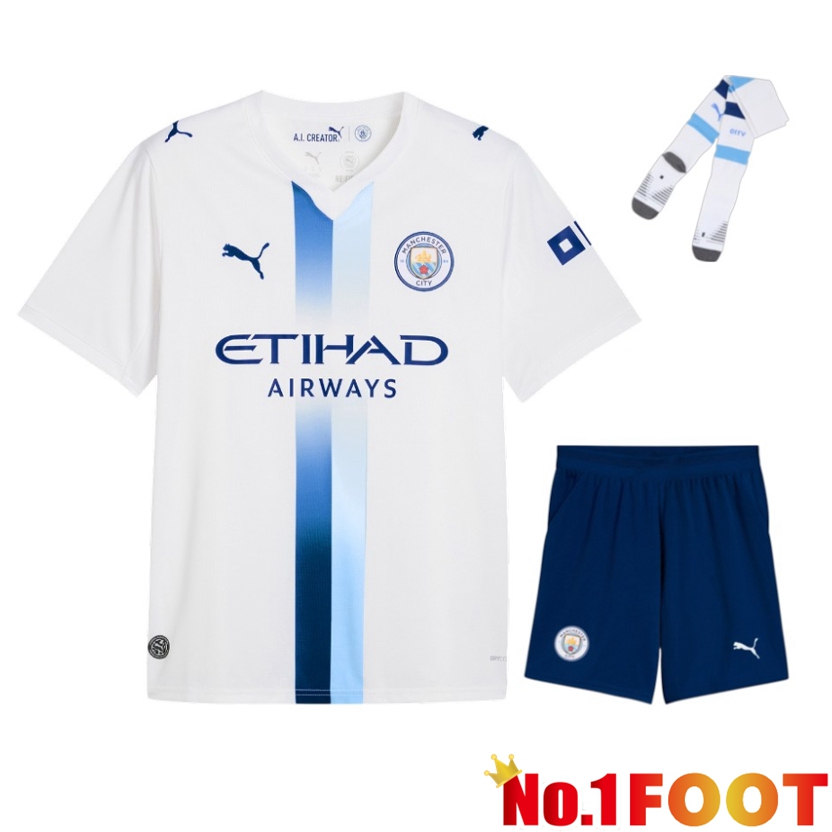 Manchester City Third kit Soccer Jersey (Shorts + Socks) 2026/2027